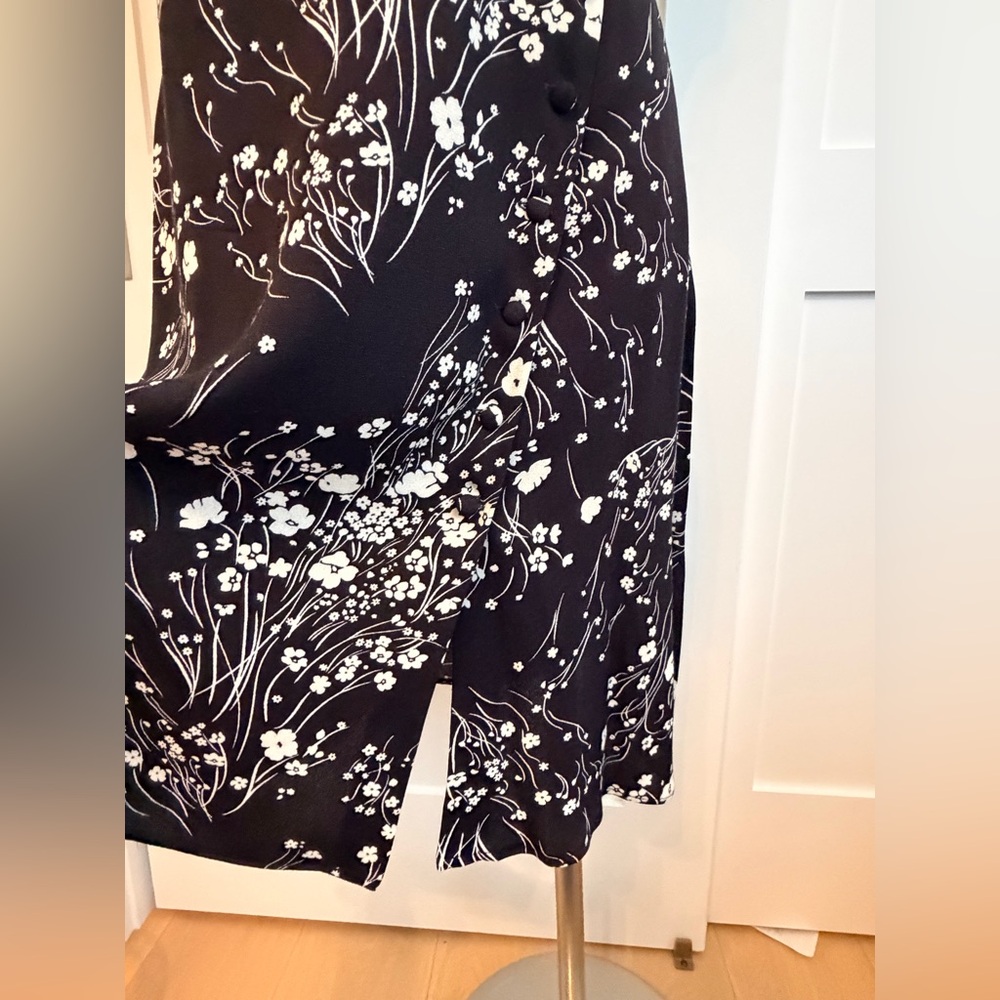 Reformation Mandarin Collar Black Dress -- Super Flattering! - Picture 9 of 14